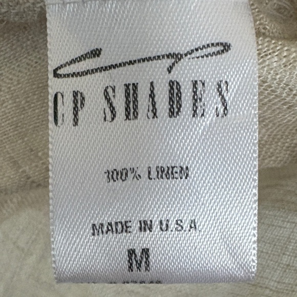 CP Shades Lightweight Linen Tunic in Cream - Picture 4 of 4